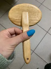 Slicker Brush Pet-Grooming-Comb Wooden Loose-Hair Removing-Mats Hair-Dogs Tangles And