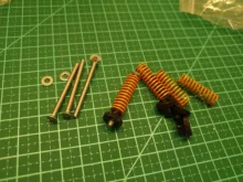 Spring-Knob-Parts Nuts Screws Screw-Calibration-Accessories Leveling Printers Heat-Bed