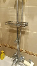 Estante de ducha rectangular desmontable, bandeja de almacenamiento de elevación, soporte de plástico, ahorro de espacio, accesorios de baño y cocina