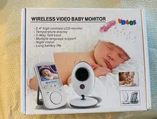 Monitor de bebé con cámara inalámbrica, intercomunicador de música, IR, Audio, vídeo, niñera, monitoreo de temperatura, VB605, teléfono para bebé