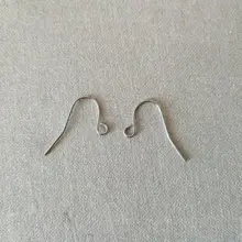 (Nunca se desvanece) 20x17mm 316 Acero inoxidable DIY pendientes hallazgos ganchos para hacer joyas accesorios auricular