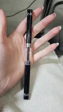 BQAN-pincel de dibujo de doble cabeza, mango de cristal negro, 9mm y 11mm, delineador, pintura, bolígrafo, esmalte de Gel, herramientas de manicura de decoración de uñas