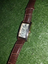 Reloj de moda para mujer, pulsera rectangular de cuero, de cuarzo, informal, sencillo, blanco, regalo