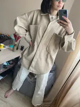 Outwear Jackets Long-Coats Camel ZXQJ Woolen Girls Chic Elegant Spring-Autumn Vintage Women