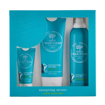 

TREETS ENERGISING SECRETS BATH GEL 200ML + FOAM 200ML + BODY CREAM 50ML