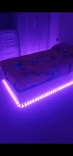 Lámpara de luz de fondo con Bluetooth y WIFI para decoración del dormitorio, controlador Flexible RGB 5050, cadena luminosa, tiras de luz LED