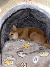 Bed-Mat Basket Kennel Sofa Pet-Products Dog-House Cat-Nest Puppy Cave Dogs Foldable Small