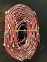 50x Pre-soldered WS2812B LED Heatsink 5V 5050 RGB WS2811 IC Built-in & 10cm Wire