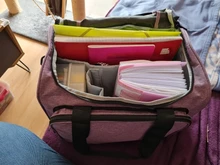 Bolsa de almacenamiento para mujer, bolsa de almacenamiento con soporte para bolsas de almacenamiento para mamá, ganchos de ganchillo, accesorios de costura de hilo, bolsa de tejer