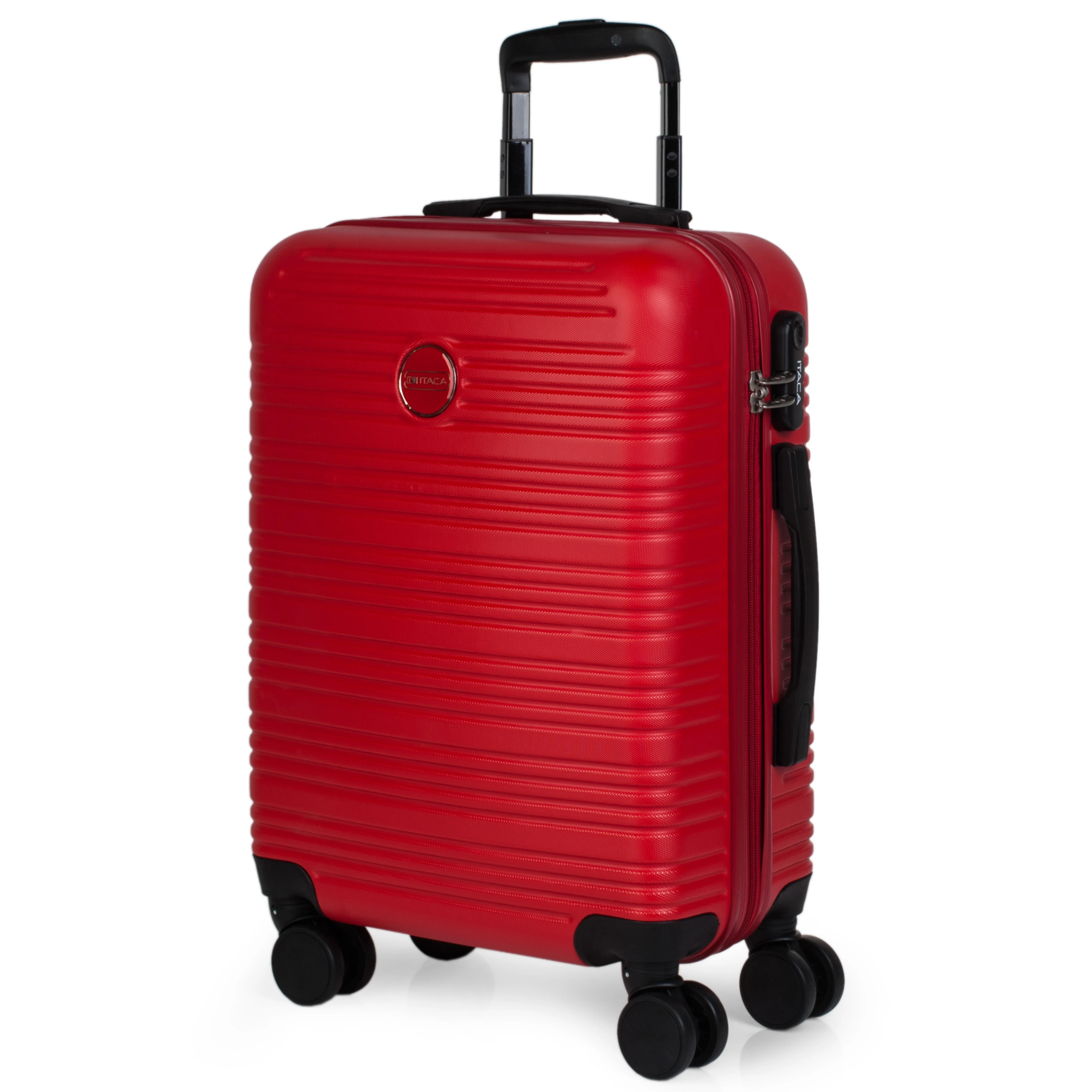 Itaca Modelo Exe Maleta De Viaje Trolley Cabina 55Cm ABS Ajustable, 4X2 Ruedas, Asas Y Candado, Low Cost T72150|Equipaje ruedas| - AliExpress