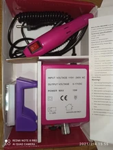 Lima eléctrica para uñas, herramienta para manicura, accesorio de la máquina, 35000 RPM