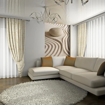 

Wall mural-sand and stone zen - 300x231 cm