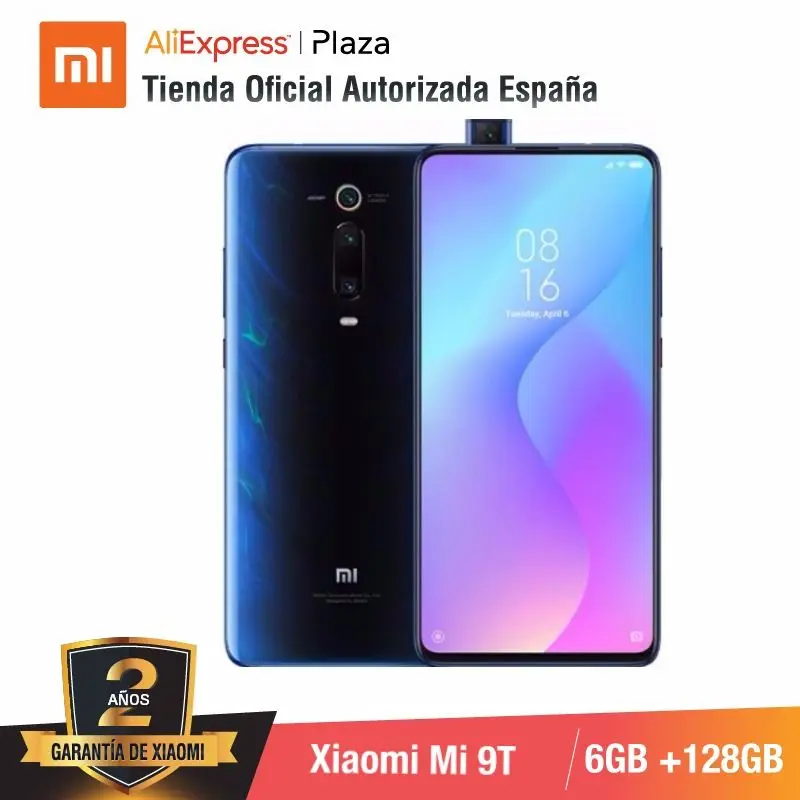  [Global Version for Spain] Xiaomi Mi 9T (Memoria interna de 128GB RAM de 6GB Triple cámara de 48 MP