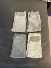 Pantalones de 100% algodón suave para bebés, lote de 3/4 unidades con estampado de dibujos animados para cualquier época del año, tallas de 0 a 24 meses