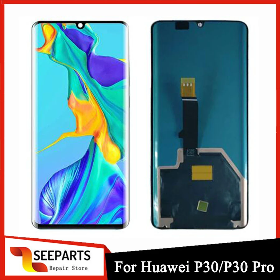 For Huawei P30 Pro LCD Touch Screen Digitizer Assembly VOG-L04 VOG-L09 VOG-L29 Display For Huawei P30 Display