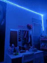 Lámpara de luz de fondo con Bluetooth y WIFI para decoración del dormitorio, controlador Flexible RGB 5050, cadena luminosa, tiras de luz LED