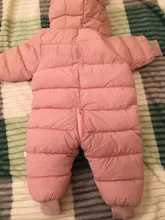 Ins 2021 otoño e invierno Bebé ropa de bebé nuevo bebé niños gruesa mono de algodón de manga larga de las niñas mameluco con capucha 3-12 meses