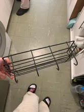 Suction-Basket-Organizer Storage-Rack Iron Punch-Free-Shelf Bathroom Kitchen Metal Home-Corner