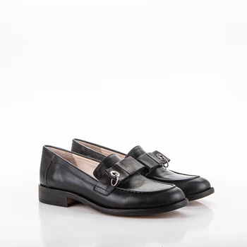 

Lofers for women 1980 Black, Lauf!, genuine leather