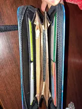 Billetera larga con estampado de dibujos animados para chicas, billetera de alta calidad duradera de PU estándar, carteras encantadoras de gran capacidad para mujeres