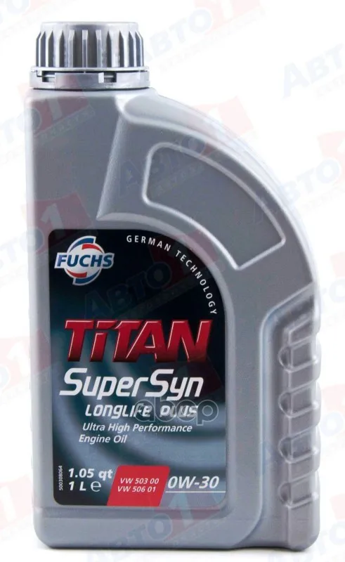 FUCHS Масло Моторное Синтетическое "Titan Supersyn Longlife Plus 0w-30", 1л 600481636