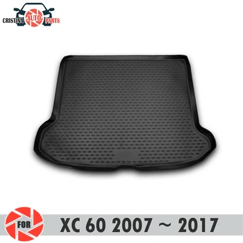 

Trunk mat for Volvo XC60 2007~2017 trunk floor rugs non slip polyurethane dirt protection interior trunk car styling