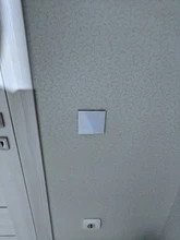 MiniTiger-Interruptor táctil de pared, estándar de la UE/Reino Unido, 1 entrada y 1 vía, Panel de interruptor de cristal blanco, 220-250V, solo función táctil