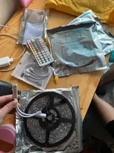 Led-Strips-Lights Diode Adapter Tape Luces Remote-Control 5050 Smd Bluetooth Waterproof