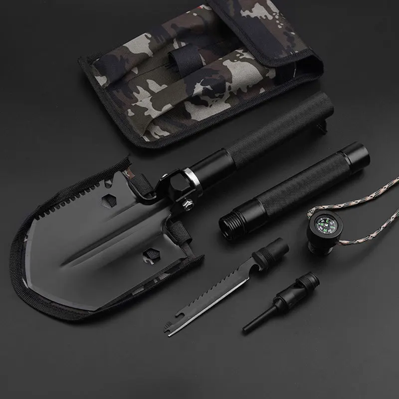 

Outdoor Multifunctional Engineering Shovel Folding Survival Shovel Manganese Steel Small Fishing Shovel Truck Ordnance Shovel