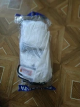 HENDUGLS-guantes de trabajo de cuero PU para hombre, 5 uds., alta calidad, gran oferta, blanco y negro, protector de seguridad, 1907