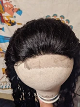Pelucas de cabello humano peruano para mujeres negras, postizo de ondas profundas con cierre de encaje, 4x4