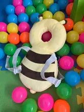 Protector de seguridad para la cabeza del bebé, almohadilla de protección para la espalda, arnés de dibujos animados para recién nacido, Protector de Cormer, escarabajo de Ángel de abeja