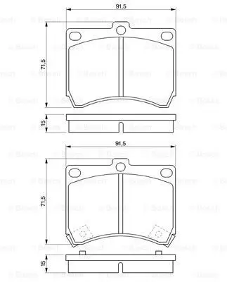 Колодки дисковые передние \Mazda 323 BG/BA 1.8i 16V/2.0D&4WD 91