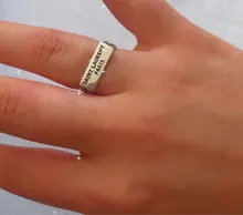 Moda Vintage estilo evitar alergia anillos abiertos para los hombres las mujeres personalidad-maych alta joyería de calidad