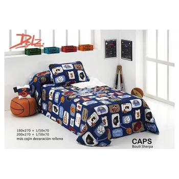 

Quilt Sherpa Caps 180x270 cm + 1 cushion Cover 50x70 cm Cushion + gift (90)