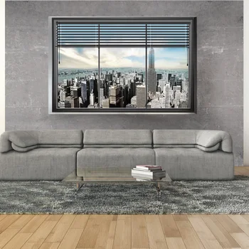

Window wall mural-World-200x140 cm