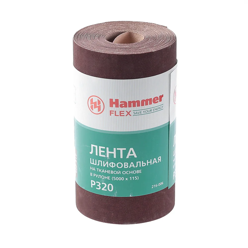 Шкурка шлифовальная в рулоне HAMMER Flex 216-006