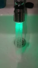 LED grifo de agua de grifo de la boquilla/RGB/múltiples colores modificación automática de agua baño caños para grifo de cocina Accesorios