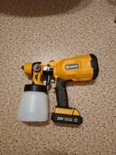 DEKO-PISTOLA DE PULVERIZACIÓN eléctrica, pulverizador de pintura de alta potencia, pistola de aerógrafo, y gran capacidad de 800 ml 3 boquillas, HVLP, pulverización fácil