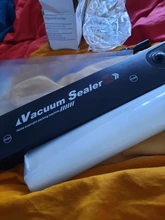 Máquina de envasado al vacío, sellador de alimentos negro para el hogar, con tapón para UE/ru/EE. UU., 220V/110V, 10 Uds. Gratis