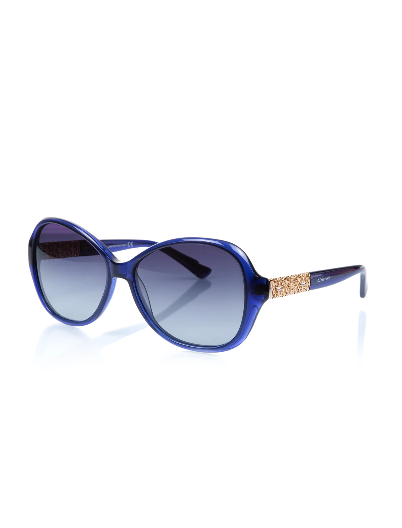 

Women's sunglasses os 2237 02 bone navy blue organic oval aval 59-15-140 osse