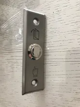 Interruptor de apertura de botón de salida de puerta, sin COM, NC, sistema de Control de acceso de luz LED para puerta de entrada, táctil abierto