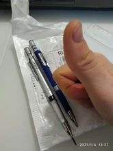 Lápiz mecánico de 2,0mm 2B, lápiz de actividades de escritura y dibujo, recambio de with12-color, papelería para oficina y escuela