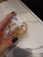 VKME-Conjunto de pulseras de cadena cubana Punk para mujer, brazaletes con abalorios de Color dorado grueso, estilo bohemio, Miami, 4 Uds.