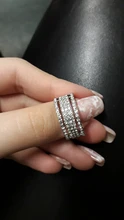 Anillo de plata elegante con diamantes de imitación para mujer, anillos de amor anchos para mujer, sortija de compromiso de boda, anillos joyas regalos