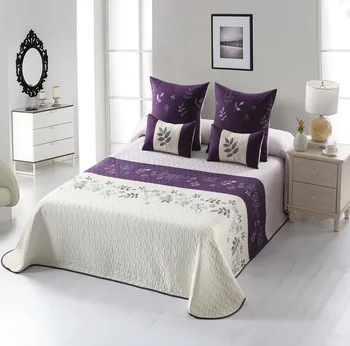 

NOVOTEXTIL HOGAR Colcha Bouti Jacquard Elegante de Verano/Entretiempo 5 Piezas Varias Medidas + Regalo 4 Fundas de cojin TANGER