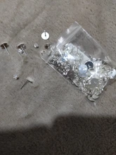 100 unids/lote 4-10mm bronce rodio KC Metal dorado blanco Post pendientes Base pines con pendiente macho oreja para piezas de joyería