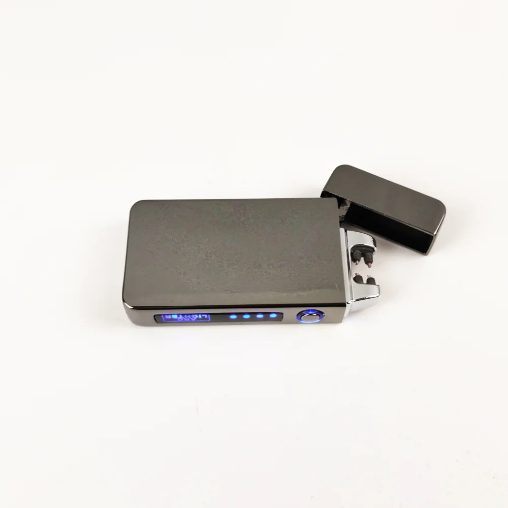 Прямоугольная плазменная зажигалка USB - Цвет: JL613BLACKGL