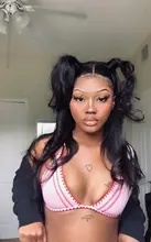 Yomagic-pelucas con onda de encaje frontal para mujer, cabello sintético de Color negro, sin pegamento, con línea de pelo Natural