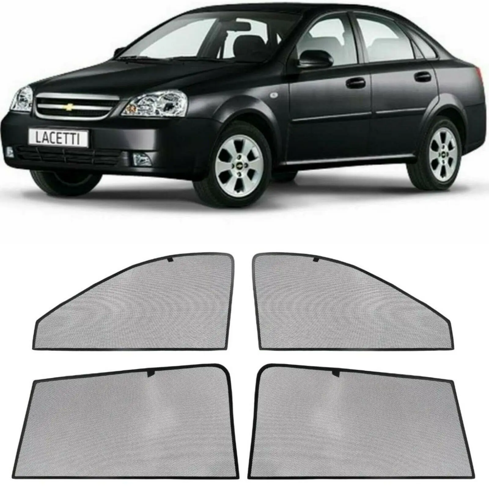 Car Window Sun Shade Frame magnetic curtains Cobra tuning on the car windows Chevrolet Lacetti Sd Sedan 2003-2013 blinds from sun wind and dust |